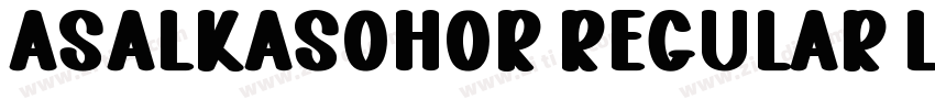 asalkasohor regular letter typen字体转换 asalkasohor regular letter typen字体转换